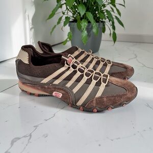 Vintage Skechers Brown Suede Leather Sneakers